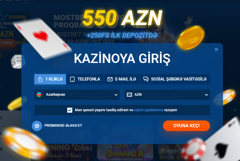 Mostbet-az90 Casino Azerbaycan qeydiyyat